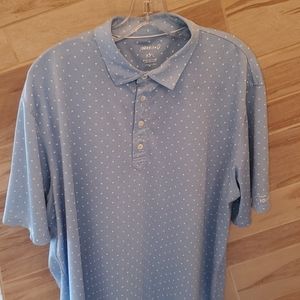 JOHNNIE -O sky blue golf shirt XXL